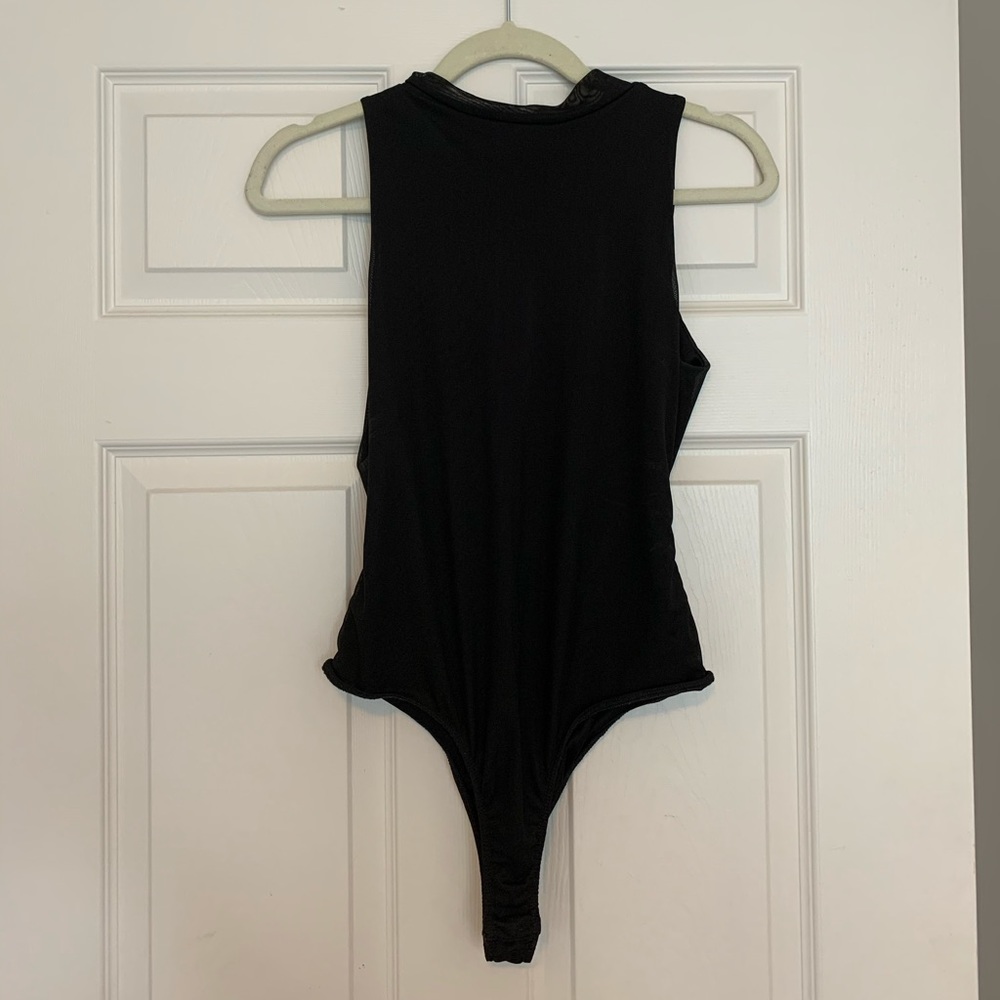 High neck bodysuit